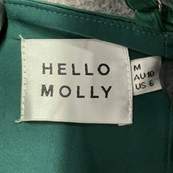 Hello Molly something just like this maxi dress jade green satin - Picture 8 of 9